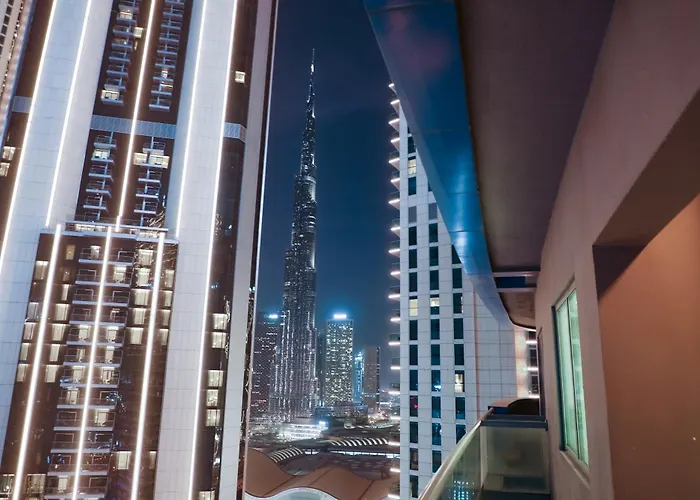Luxury 1Br With Burj Khalifa View In A 5 Star Hotel Facilities - 5 Min Walk To Dubai Mall